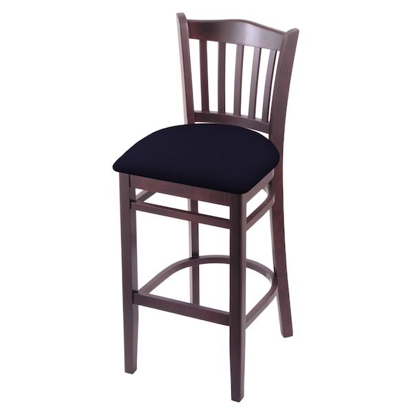 25" Counter Stool, Dark Cherry Finish, Canter Twilight Seat